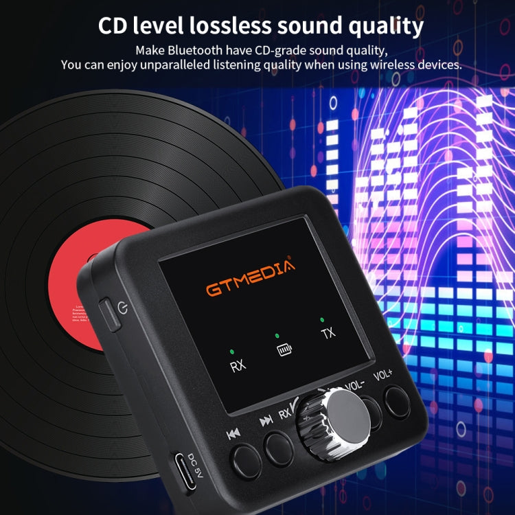 GTMEDIA RT05 Bluetooth 5.0 Audio Receiver & Transmitter 2-in-1 Adapter