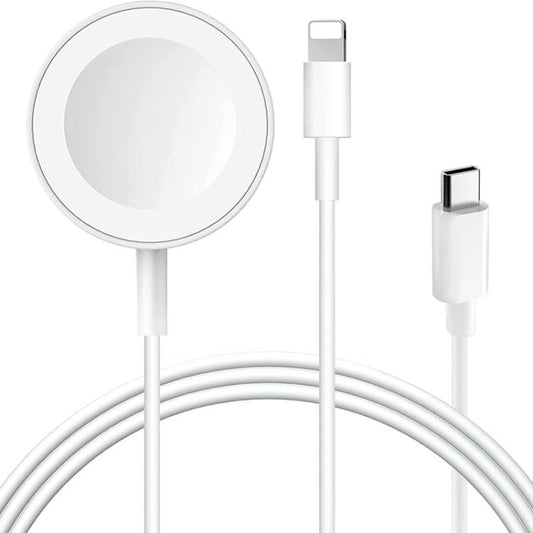Cable de carga magnético 2 en 1 para Apple Watch y iPhone | USB de 1,2 m