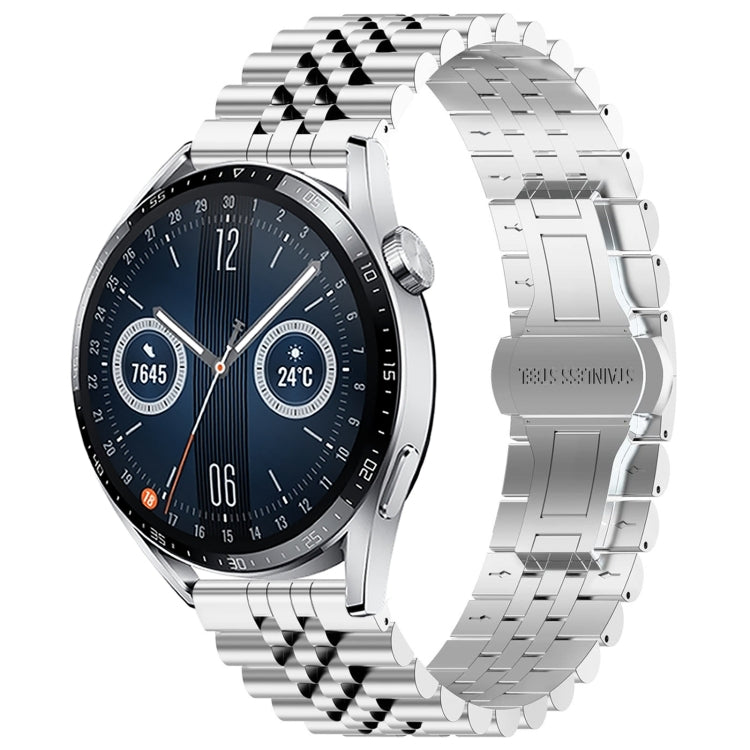 Stainless Steel Watch Strap for Huawei Watch GT3 Pro 46mm, GT Runner & GT3 46mm | Includes Strap Removal Tool