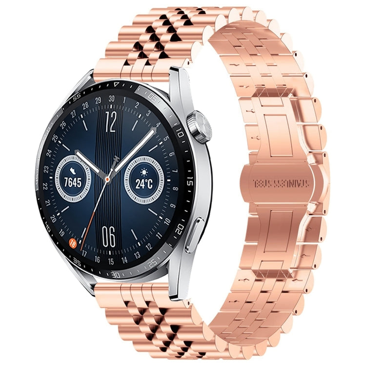 Stainless Steel Watch Strap for Huawei Watch GT3 Pro 46mm, GT Runner & GT3 46mm | Includes Strap Removal Tool