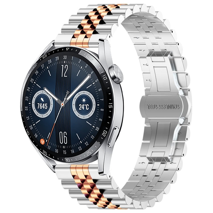 Stainless Steel Watch Strap for Huawei Watch GT3 Pro 46mm, GT Runner & GT3 46mm | Includes Strap Removal Tool