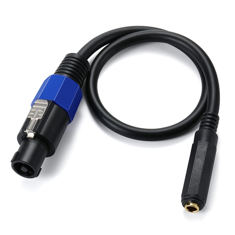 Speakon Male to 6.35mm Female Adapter Cable – 50cm | Snap Lock | Hi-Fi Audio