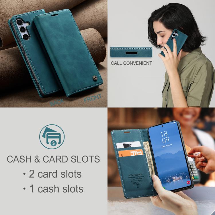 CaseMe 013 Flip Leather Wallet Case – Samsung Galaxy S25 / S25+ / S25 Ultra 5G & A07 / A06