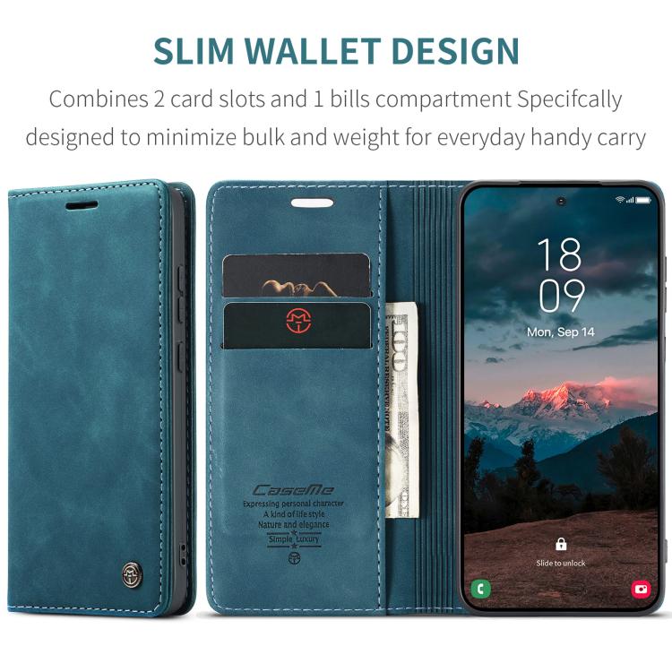 CaseMe 013 Multifunctional Flip Leather Wallet Case – Samsung Galaxy S26+ / S26 Ultra / S26 / S25 FE 5G