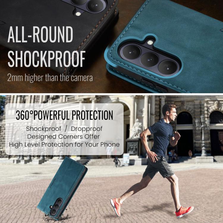 CaseMe 013 Multifunctional Flip Leather Wallet Case – Samsung Galaxy S26+ / S26 Ultra / S26 / S25 FE 5G