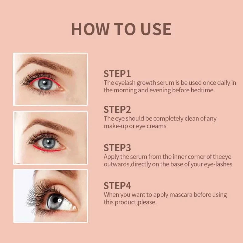 7-day eyelash growth essence natural curl long beauty and health roll