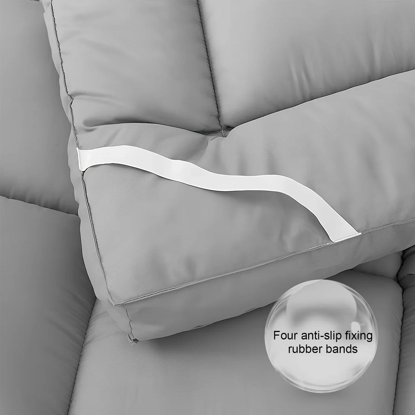 Thickened Mattress Topper – Cotton & Polyester Quilted Bed Cushion | UK Stock
