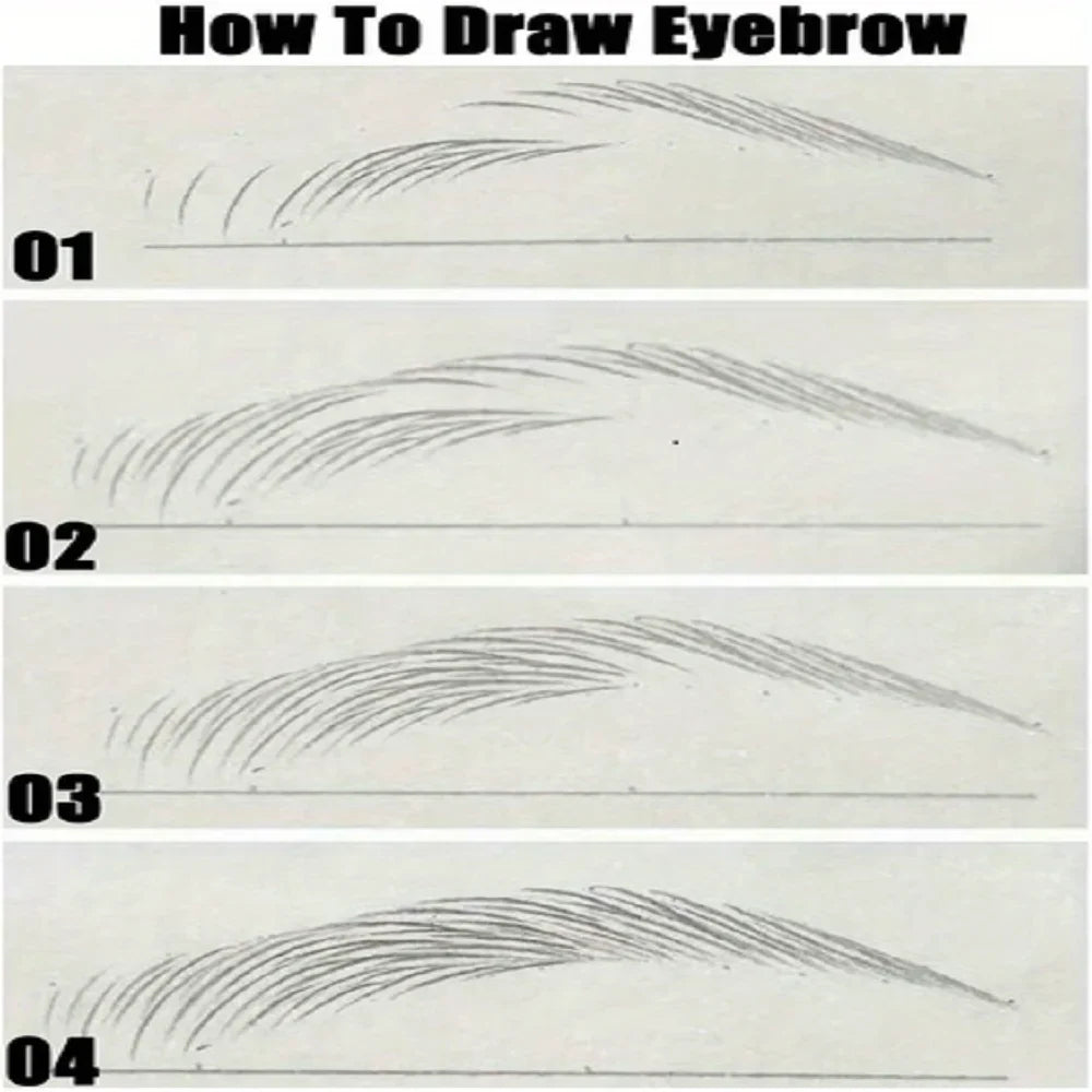 Ultra Fine Eyebrow Pen | Waterproof Liquid Brow Pencil | 0.008mm Micro Tip