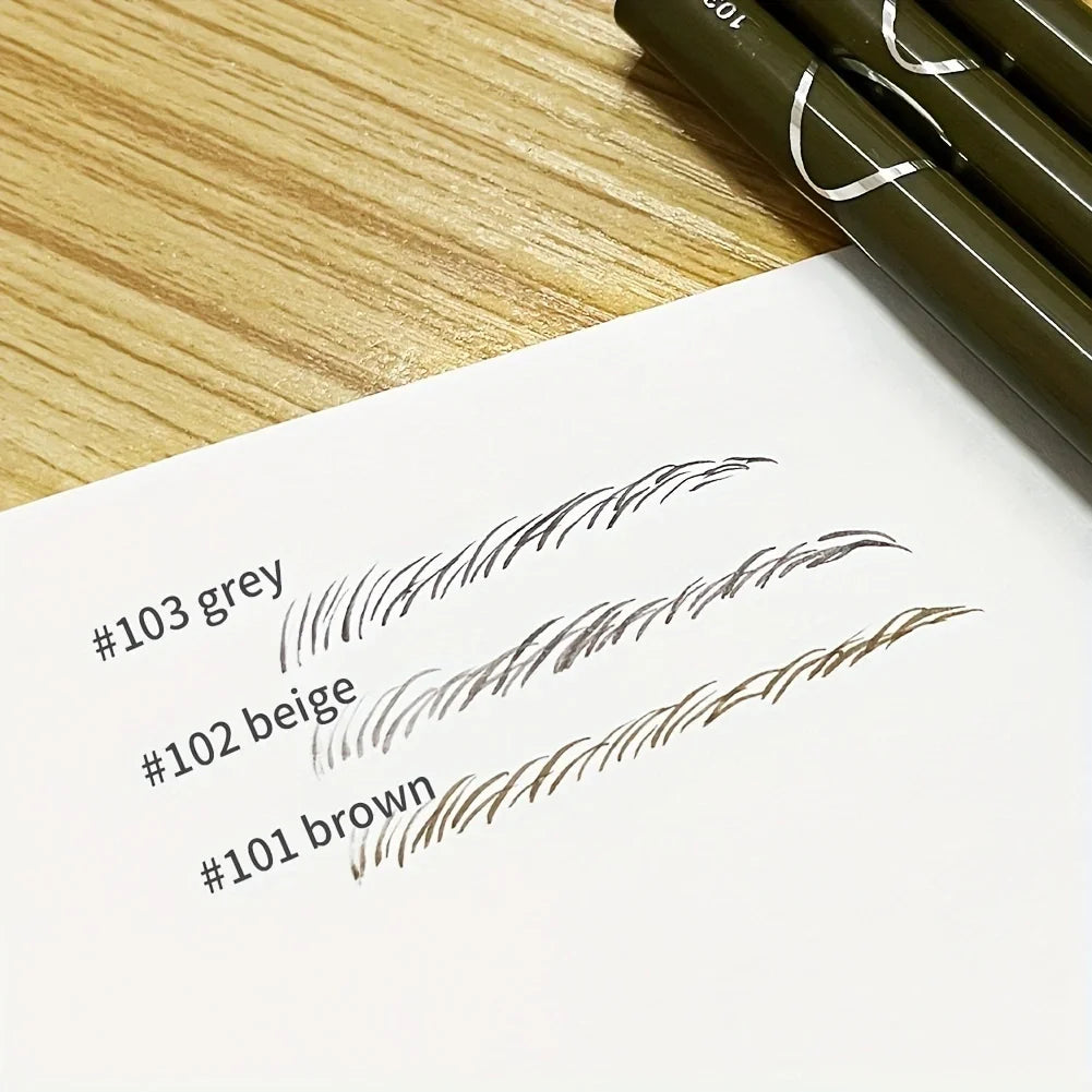 Ultra Fine Eyebrow Pen | Waterproof Liquid Brow Pencil | 0.008mm Micro Tip