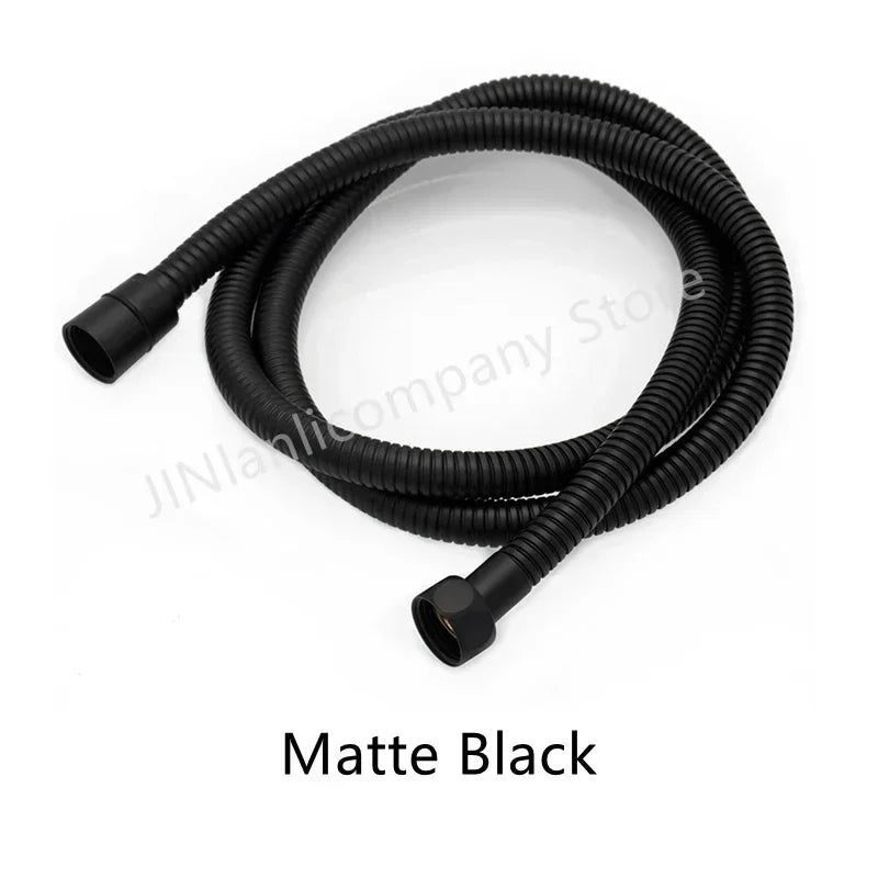 Shower Hose 1.5M Stainless Steel - Flexible Handheld Shower Head Pipe Explosion-Proof Bathroom