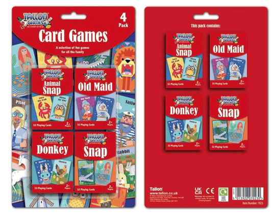 Classic Card Games for All Ages – Old Maid, Snap, Donkey, Animal Snap