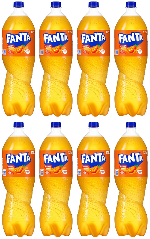 8 x Fanta Naranja 1.75L