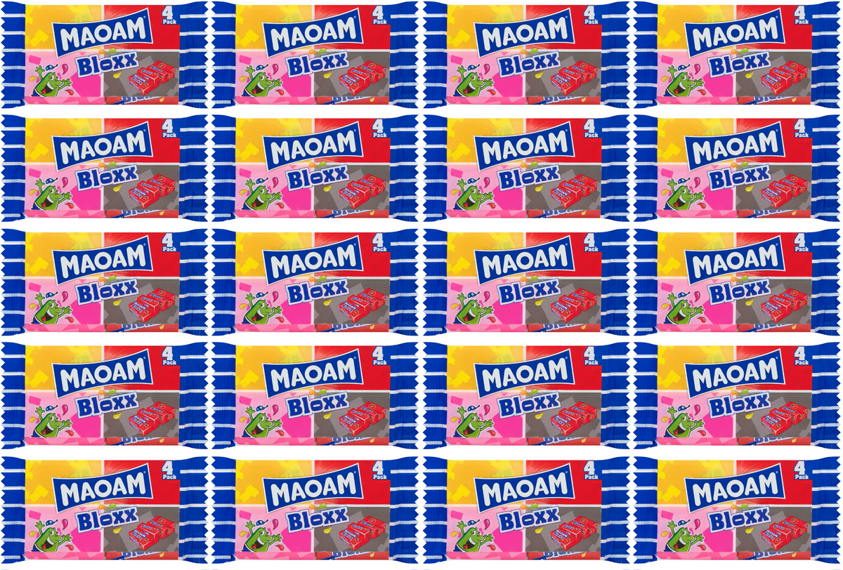20 x Maoam Bloxx 4 X 22G (88G)