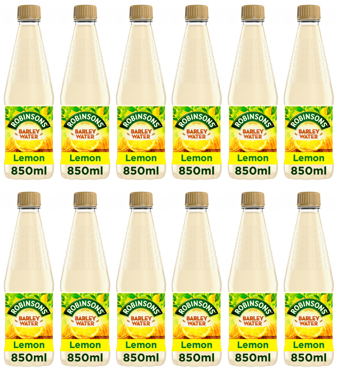 12 x Robinsons Barley Water Limón 850ml