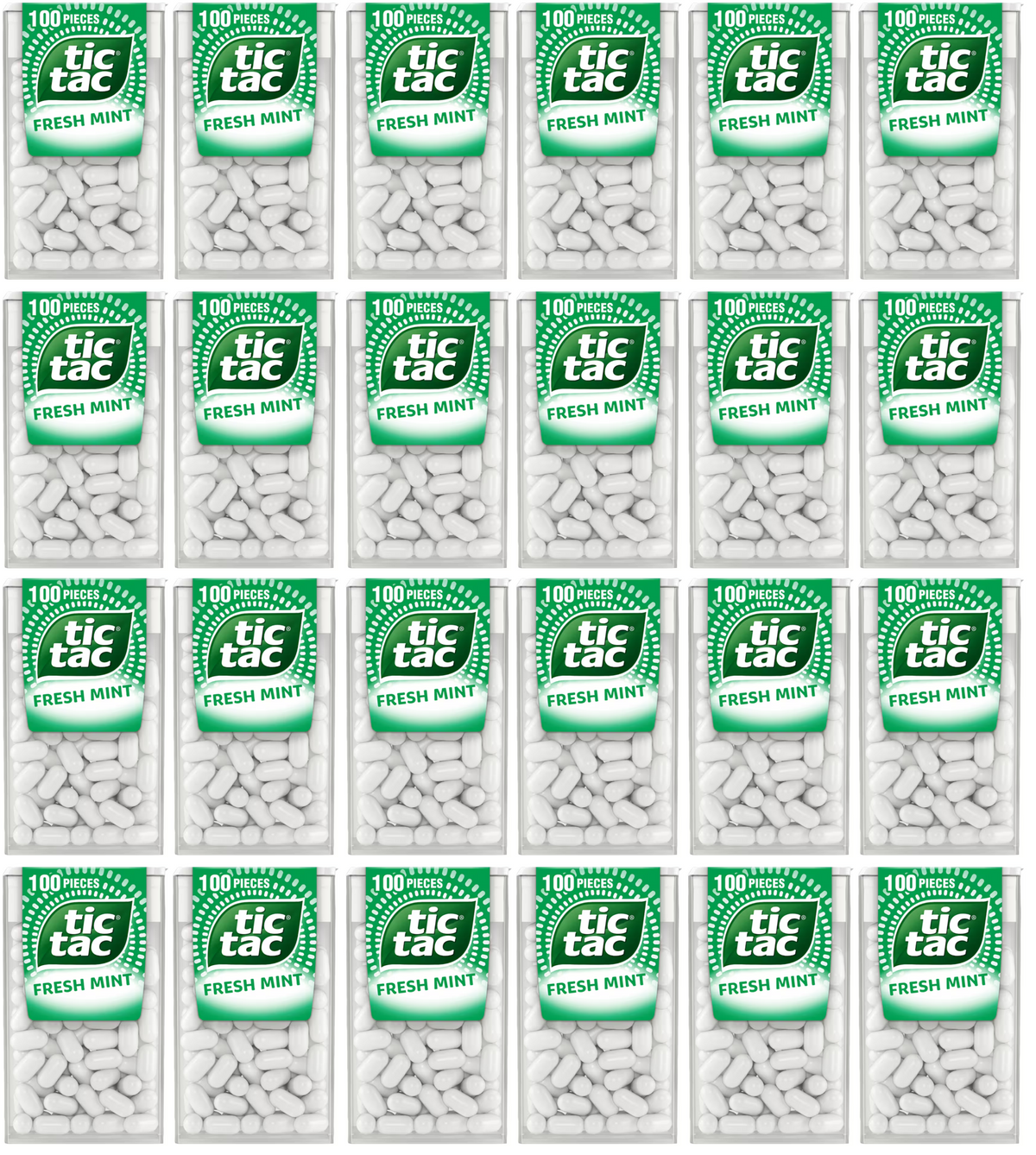 24 x Tic Tac Fresh Mint 49G