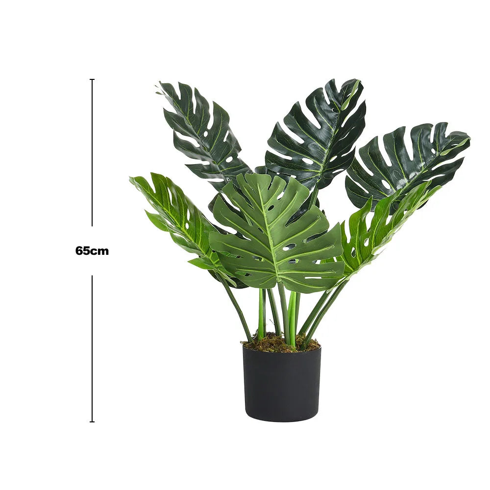Breeins Artificial Green Tree in Pot | Lifelike Indoor & Outdoor Faux Plant