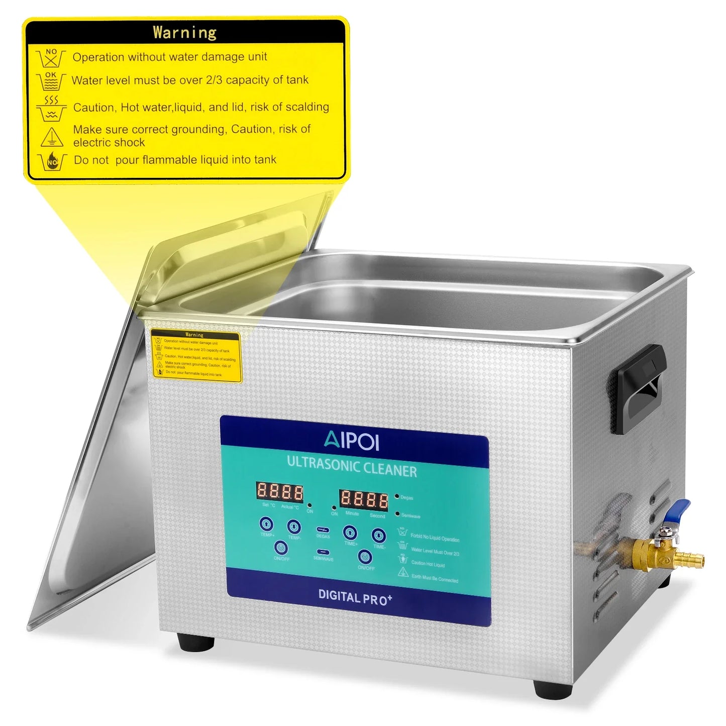 AIPOI Ultrasonic Cleaner – 800ml to 30L | Professional Home & Industrial Use