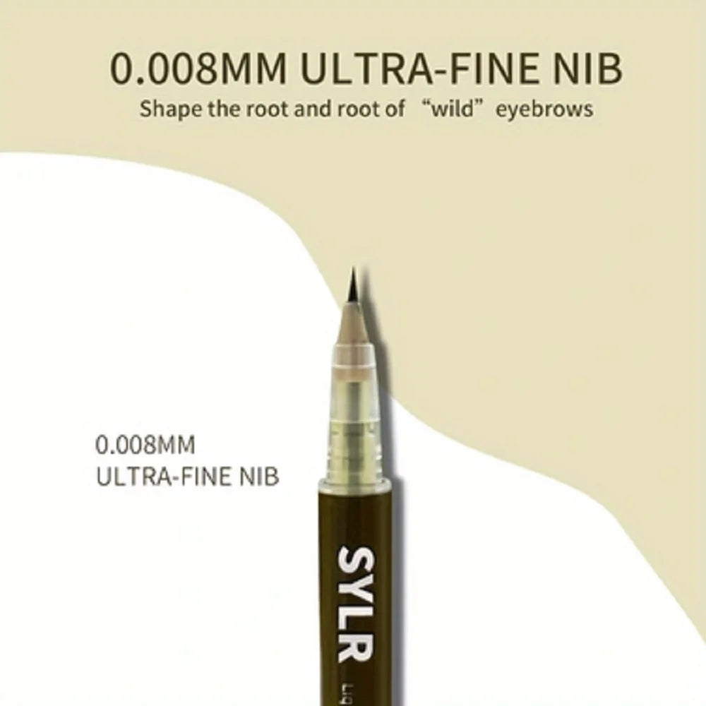 Ultra Fine Eyebrow Pen | Waterproof Liquid Brow Pencil | 0.008mm Micro Tip