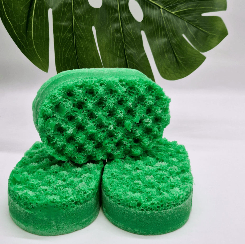 Watermelon Soap Sponge | Glycerin-Rich Cleansing Sponge | Lasts Up to 4 Weeks