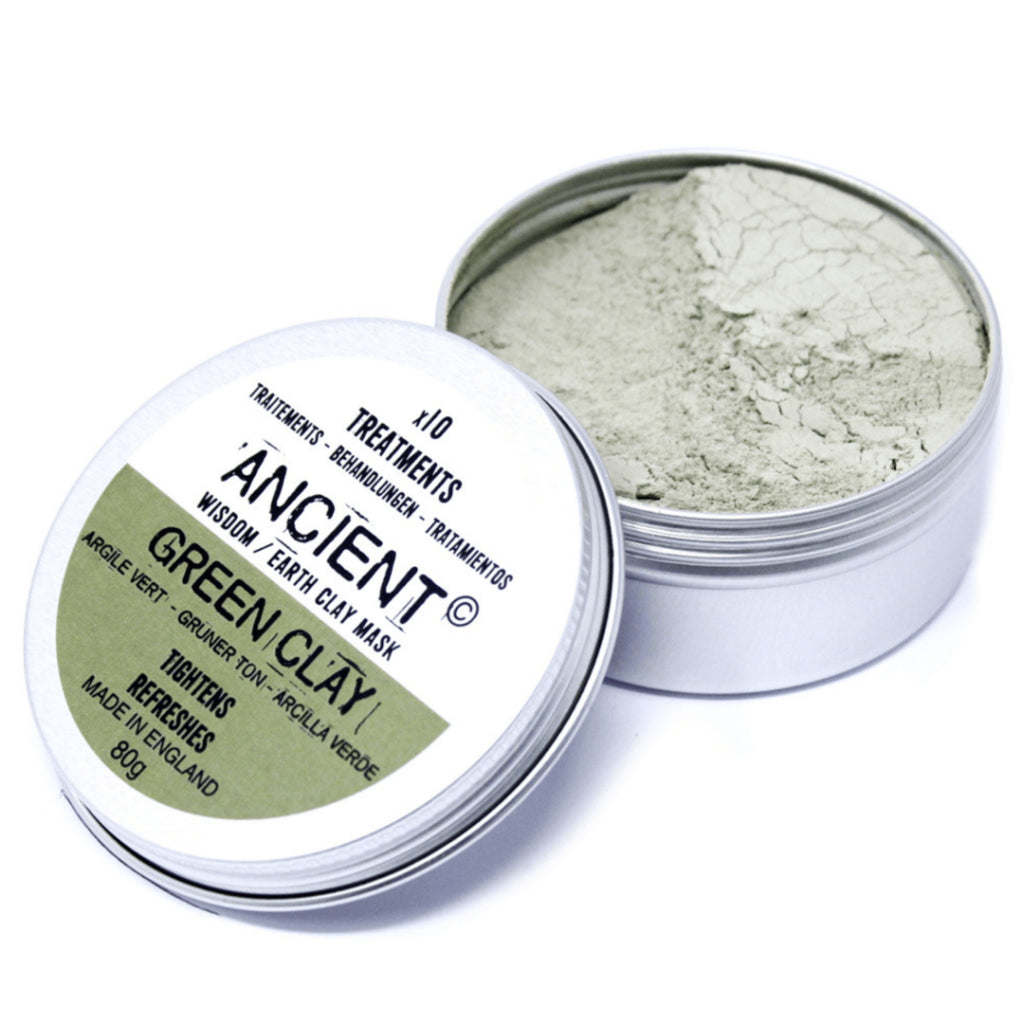 Green Clay Face Mask – Illite Clay Detox & Pore Cleansing Mask 80g