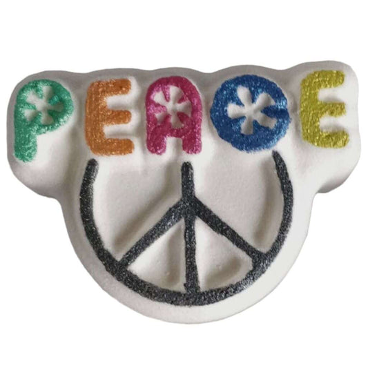 Peace Bath Bomb – Rainbow Fizzing Bath Bomb 130g