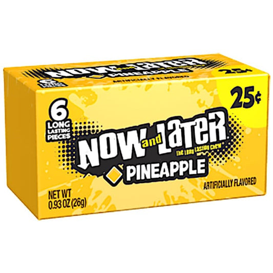 Now and Later Pineapple Chews 26g | Tropical Chewy Sweets