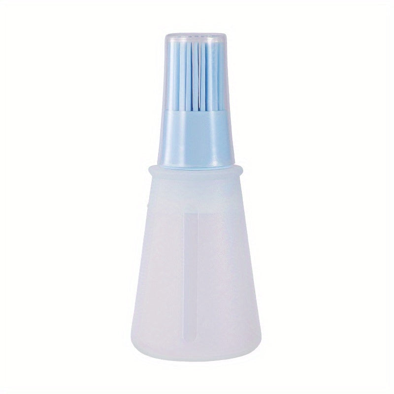 Silicone Basting Brush with Lid & Measurements - BBQ & Cooking Marinade Tool