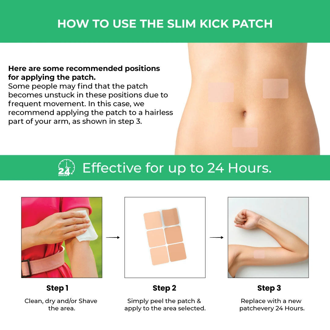Slim Kick Weight Patch | 24-Hour Management & Weight Support