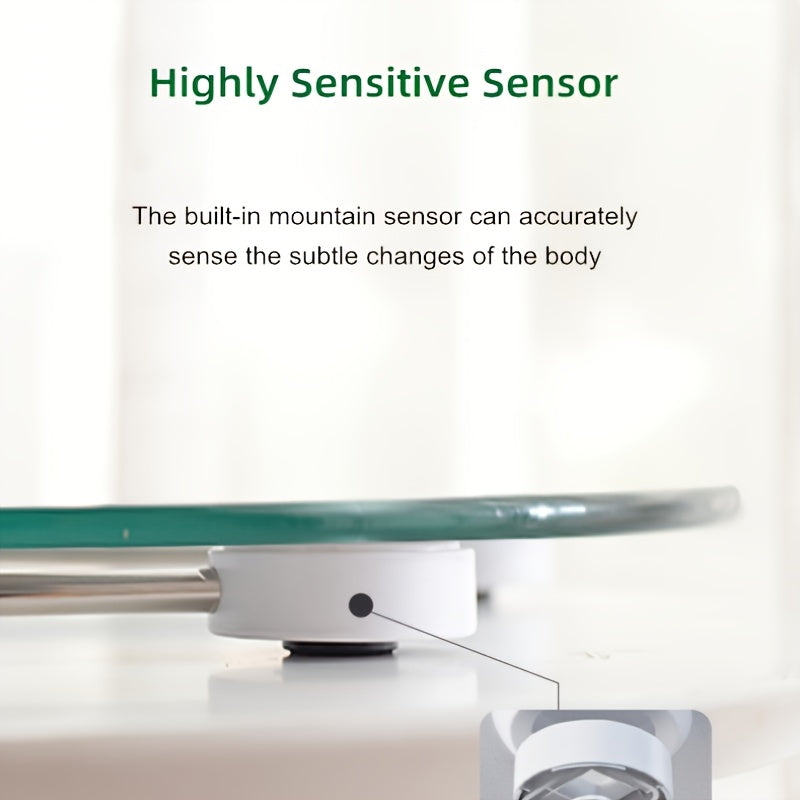 Smart Digital Bathroom Scale with LCD Display - Accurate Body Weight Measurement & Progress Tracking