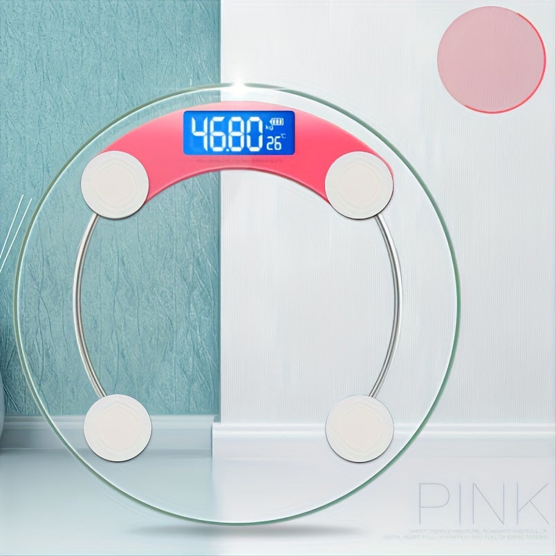 Smart Digital Bathroom Scale with LCD Display - Accurate Body Weight Measurement & Progress Tracking