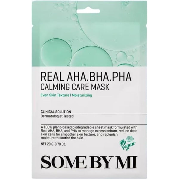 Some By Mi Real AHA, BHA, PHA Calming Care Sheet Mask 20g