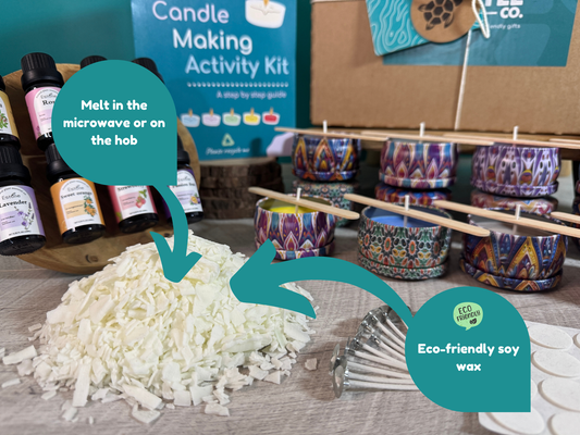 Candle Making Activity Gift Set | Soy Wax DIY Kit