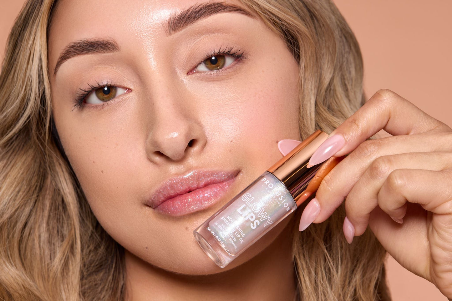 Glowy Lips Shimmer Lip Oil | Feuchtigkeitsspendender High-Shine Lipgloss | Profusion