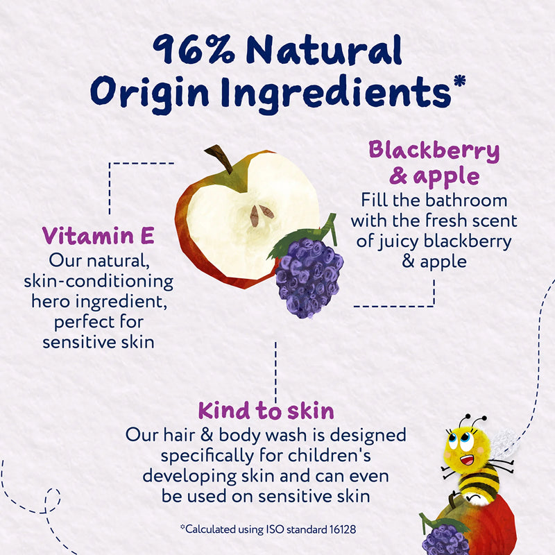 Child's Farm Hair & Body Wash – Blackberry & Apple | 500ml