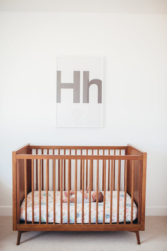 Copper Pearl Premium Elasticised Cot Sheet Bloom