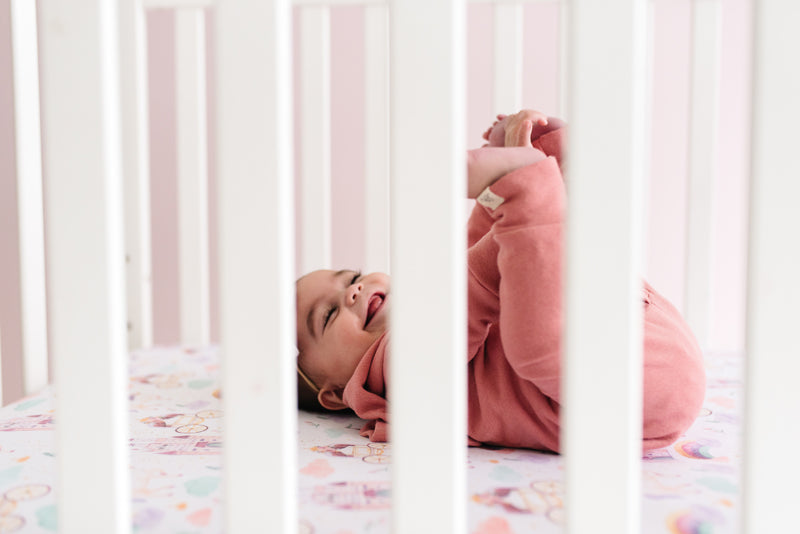 Copper Pearl Premium Elasticised Cot Sheet Enchanted