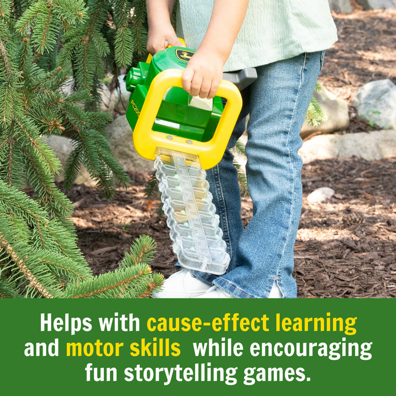 John Deere Power Clipper Toy Hedge Trimmer – Kids Pretend Play Garden Toy 18m+