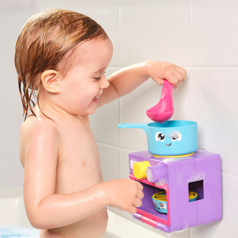 Tomy Toomies Bubble & Bake Bathtime Kitchen | Bath Toy for Toddlers 18m+
