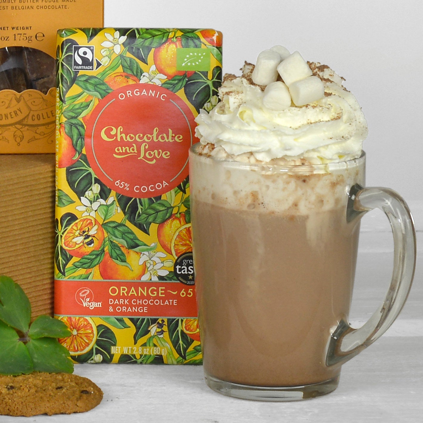 Sustainable Chocolate Gift Box | Caramel Hot Chocolate, Truffles & More | Eco-Friendly