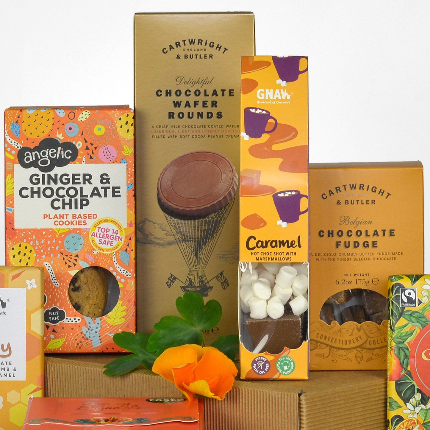 Sustainable Chocolate Gift Box | Caramel Hot Chocolate, Truffles & More | Eco-Friendly