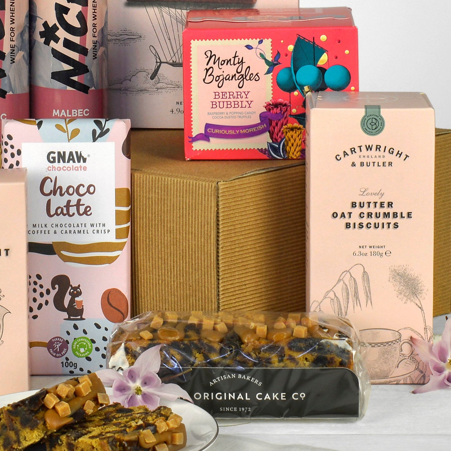 Caja de regalo de vinos sostenibles y dulces
