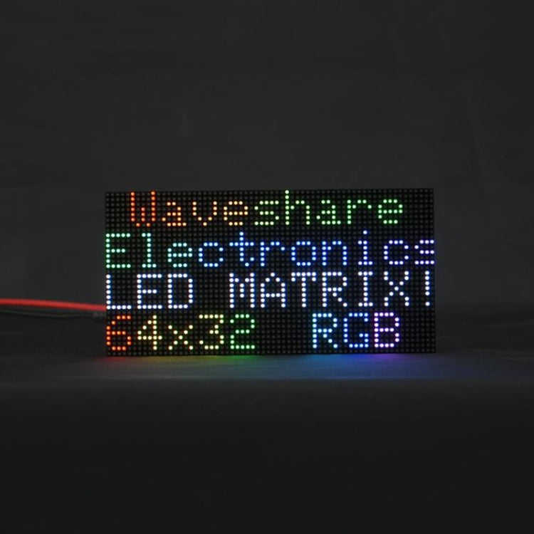 Waveshare RGB-Vollfarb-LED-Matrix-Panel, 2,5mm Pixelabstand, 64x32 Pixel, einstellbare Helligkeit, 23707, 23707