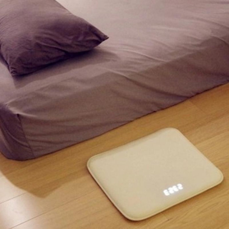 Pressure Sensitive Alarm Clock Carpet Mat – Smart LED Wake-Up Rug with Touch Sensor