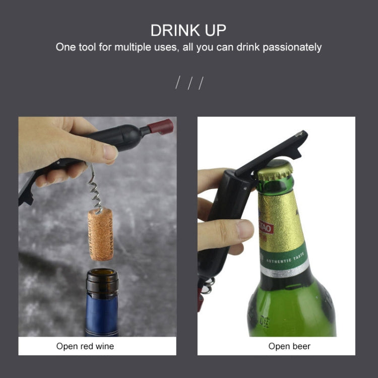 Stainless Steel Multifunction Beer & Wine Bottle Opener