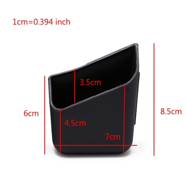 2 STÜCK Universal Auto Brillen Organizer Aufbewahrungsbox Halter Schwarz, Auto Brillen Organizer
