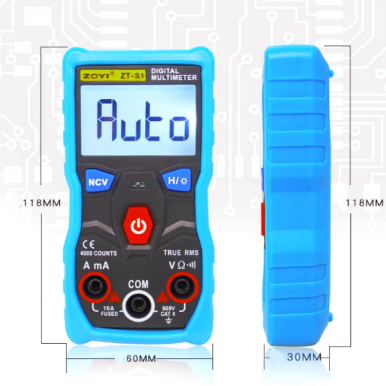 ZOYI ZT-S1 Intelligent Digital Multimeter with Auto-Ranging & NCV Test