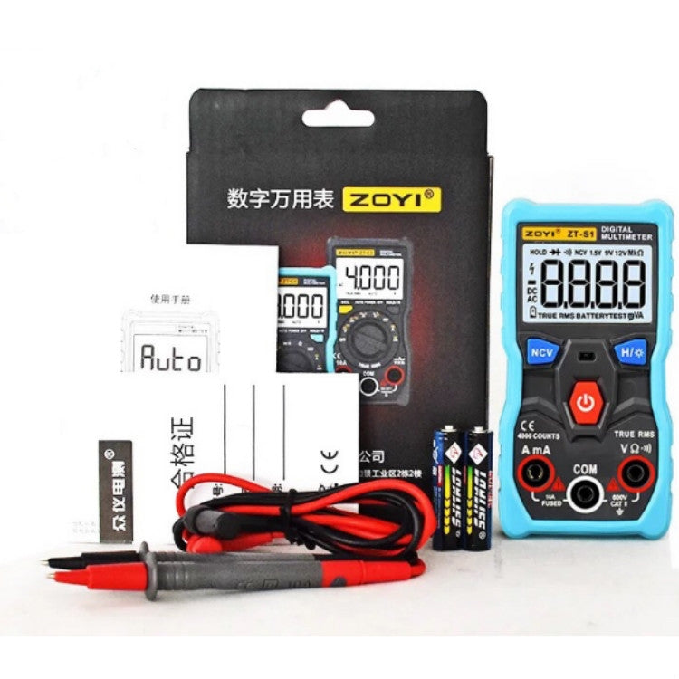 ZOYI ZT-S1 Intelligent Digital Multimeter with Auto-Ranging & NCV Test