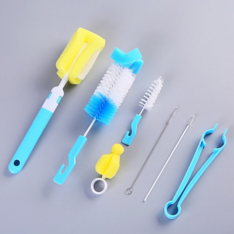 7-teiliges Flaschenbürsten-Set mit Strohhalmbürste