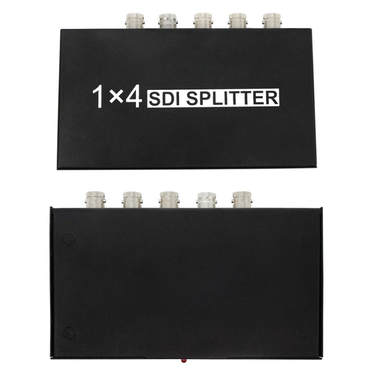Amplificador distribuidor de video SDI 1 entrada 4 salidas SD-SDI / HD-SDI / 3G-SDI, 1 entrada 4 salidas