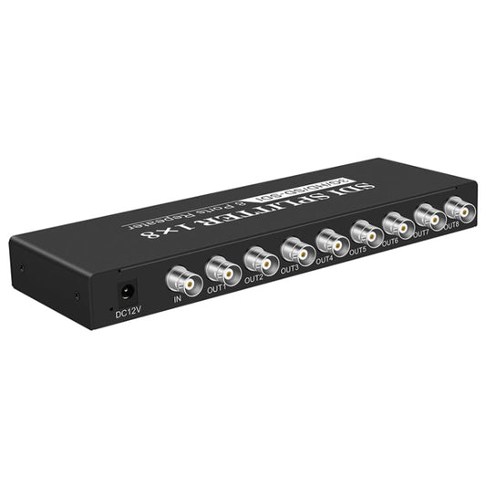 1 in 8 out SD-SDI / HD-SDI / 3G-SDI Distributionsverstärker Video SDI Splitter, 1 in 8 out
